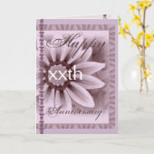 Carte Bonne xxe année Fleur LAVENDER (Fleur jaune)