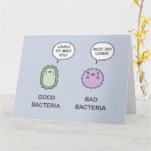 Carte Bonnes Bactéries, Bactéries Mauvaises (Fleur jaune)
