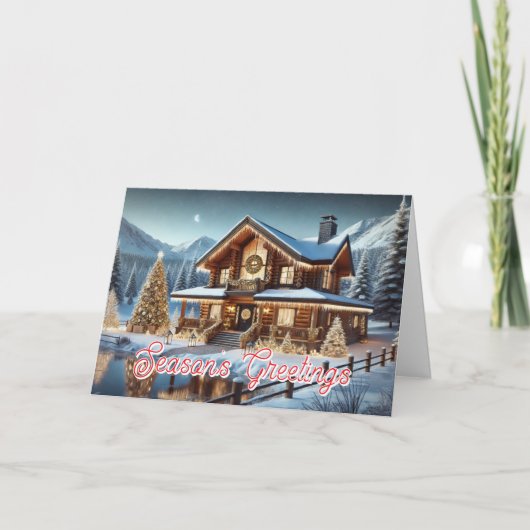Carte Bonnes Fêtes (Devant)