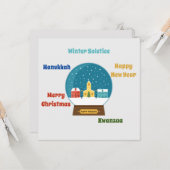 Carte Bonnes Fêtes (Devant/Arrière en situation)