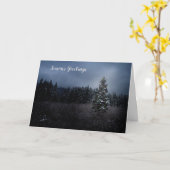 Carte Bonnes Fêtes (Fleur jaune)