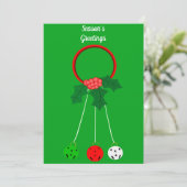 Carte Bonnes Fêtes (Debout devant)