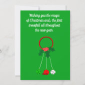 Carte Bonnes Fêtes (Dos)