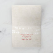 Carte Bonnes Fêtes de Noël (Intérieur)