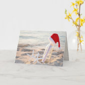 Carte Bonnes Fêtes de Noël (Fleur jaune)