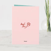 Carte Bonnes Fêtes (fete. Merry Bell) (Dos)