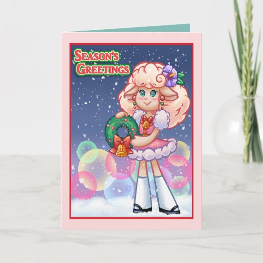 Carte Bonnes Fêtes (fete. Merry Bell) (Devant)