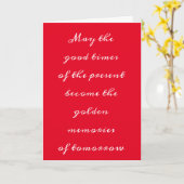 CARTE **BONNES HEURE ET SOUVENIRS D'OR** NOËL (Fleur jaune)