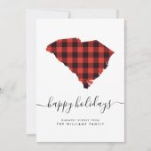 Carte BONNES VACANCES Chaleureuses De Caroline Du Sud (Devant)