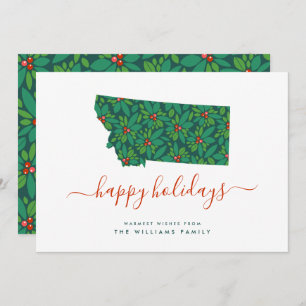 Carte BONNES VACANCES Chaleureuses Du Montana