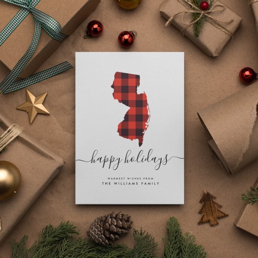 Carte BONNES VACANCES Chaleureuses Du New Jersey