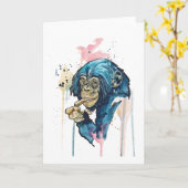 Carte Bonobo (Fleur jaune)