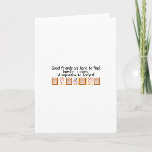 Carte Bons amis