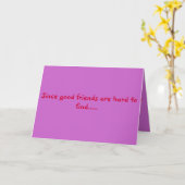 Carte bons amis (Fleur jaune)