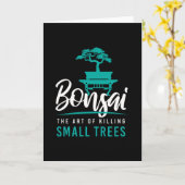 Carte Bonsai tuer de petits arbres Jardin d'arbre (Fleur jaune)