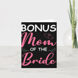 Carte Bonus Maman De La Femme De Mariée Stepmere De La M
