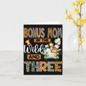 Carte Bonus Mom Of The Wild &amp; Three 3rd Birthday Boy (Fleur jaune)