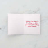 Carte Bonus Papa ! | Fête des pères drôle (Intérieur)