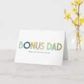 Carte Bonus Papa - Merci Pour Tout Ce Que Vous Faites (Fleur jaune)