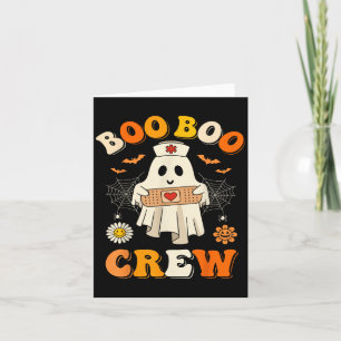 Carte Boo Boo Équipement Infirmière Halloween Fantôme In