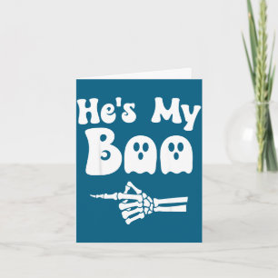 Carte Boo couple assorti halloween couples boo