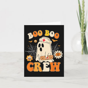 Carte Boo Crew Nurse Pour Femmes Hommes Halloween tenues