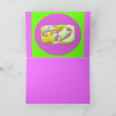 Carte Boo Hoo design couleurs flash texte blanc (Intérieur)