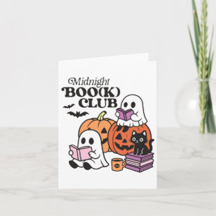 Carte Boo(k) Club Halloween Ghosts Lecture Book