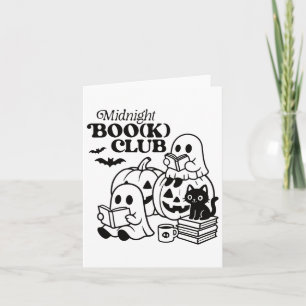 Carte Boo(k) Club Halloween Ghosts Lecture Book