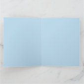 Carte Boo Octopus Blue Cute Anniversaire de enfant (Intérieur)