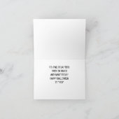 CARTE *BOO TO YOU & HAPPY HALLOWEEN TROO* HALLOWEEN CARD (Intérieur)