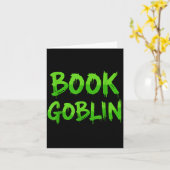 Carte Book Goblin Funny Reading Or Writing School Studen (Fleur jaune)