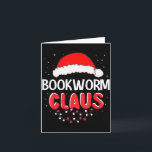 Carte Bookworm Santa Claus Christmas Matching Costume<br><div class="desc">Bookworm Santa Claus Christmas Matching Costume</div>