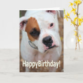 Carte Boop d'anniversaire (Fleur jaune)