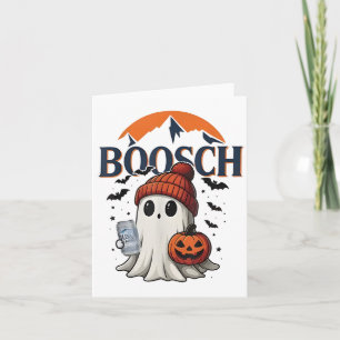 Carte Boosch Light Halloween mignon Citrouille fantôme