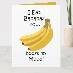 Carte Boost de fruit de banane, mon humeur drôle