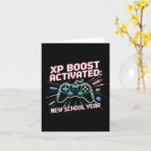 Carte Boost Xp, Nouvelle Année Scolaire, Retour À L'écol (Fleur jaune)
