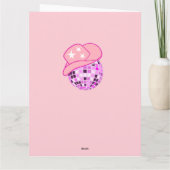 Carte Boots Casquette de balle rose moderne de la boîte (Dos)