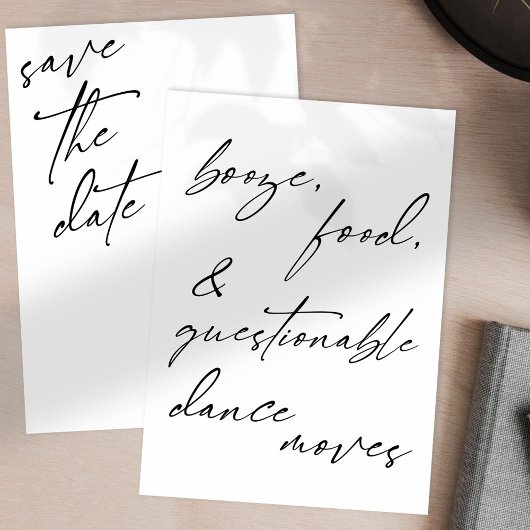 Carte Booze, Food & Questidable Dance Moves