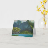 Carte borabora (Fleur jaune)