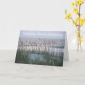 Carte Bord de la mer heureux d'anniversaire - à la maman (Fleur jaune)