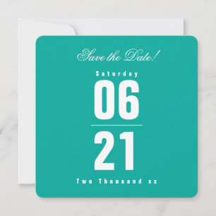 Carte Bord de l'eau couleur unie Mariage Enregistrer la