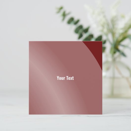 Carte Bordeaux moderne Shaded Qr Code moderne (Debout devant)