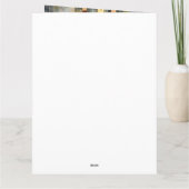 Carte Border Collie Halloween avec citrouilles épouvanta (Dos)