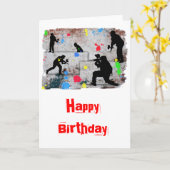 Carte Bords de bataille de Paintball (Fleur jaune)