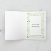 Carte Bordure celtique personnalisable (Intérieur)