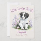 Carte Bordure Collie Adoption chien, Jour Gotcha (Devant)