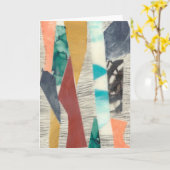 Carte Bordure couleur II (Fleur jaune)