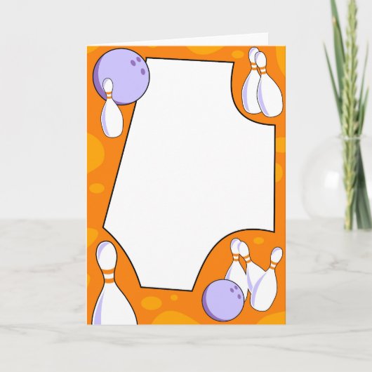 Carte Bordure de Bowling (Devant)
