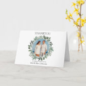 Carte Bordure de feuillage botanique du bouquet de verdu (Fleur jaune)